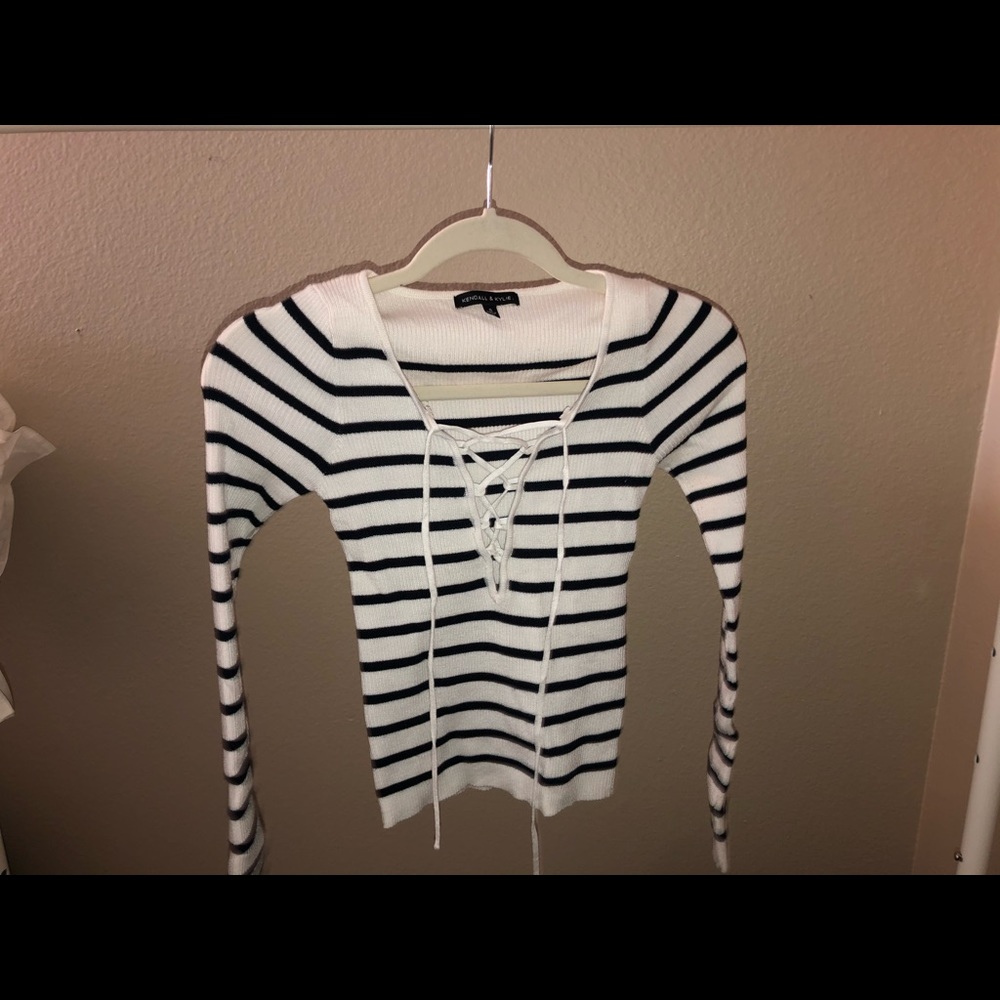 long sleeve striped shirt